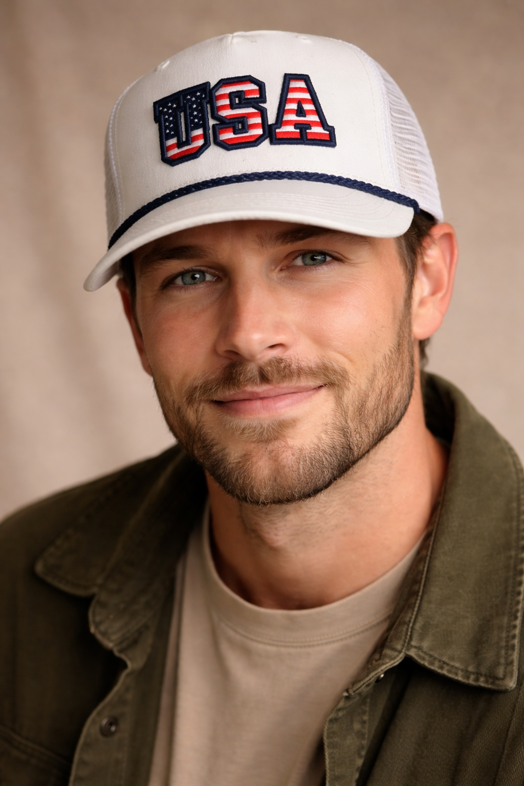 USA Rope Trucker Hat