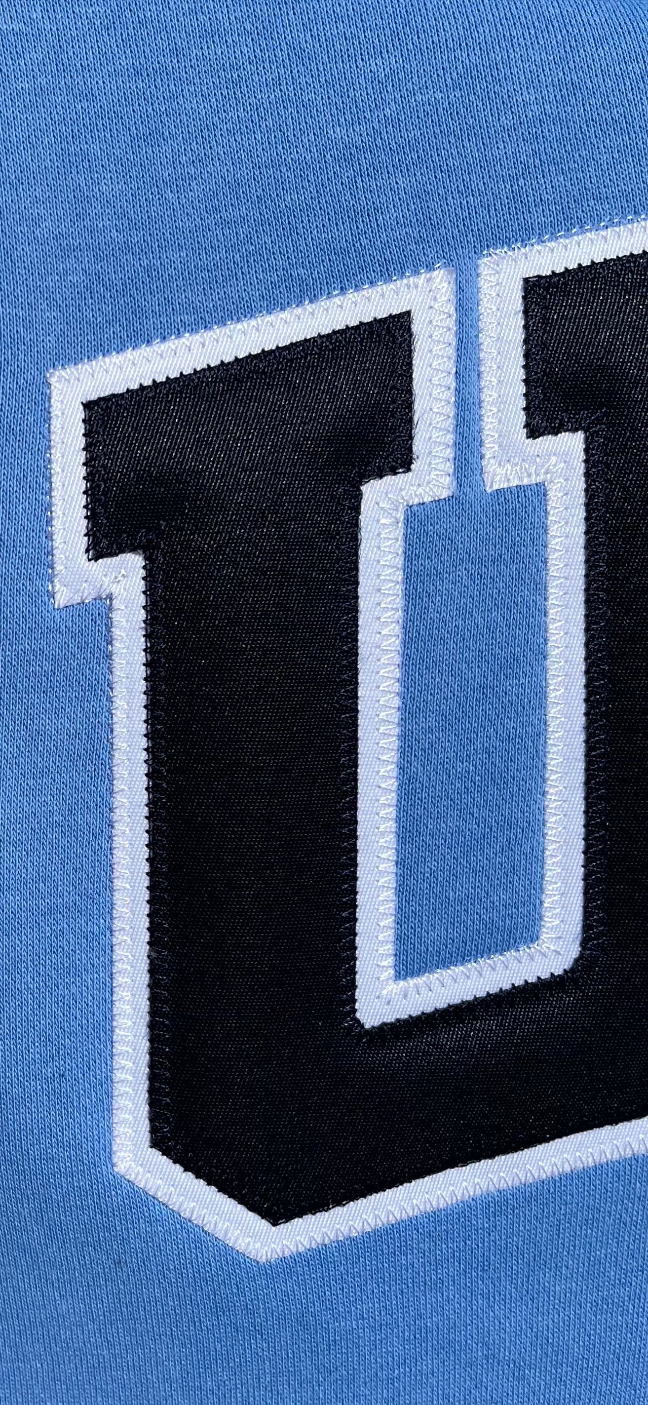 Carolina Retro Nike Hoodie with Sewn-On USA and Flag
