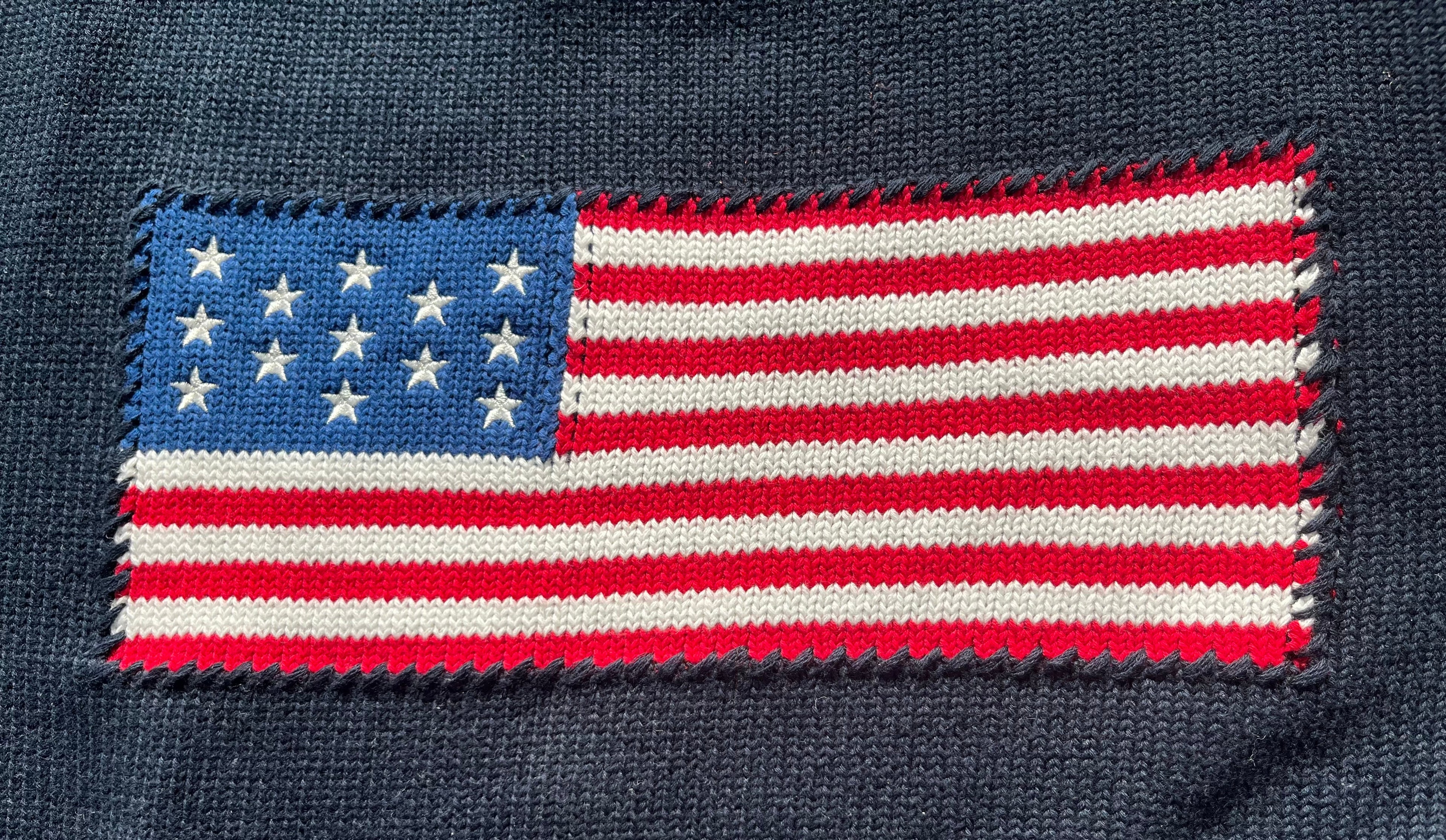 Navy Stars & Stripes Sweater