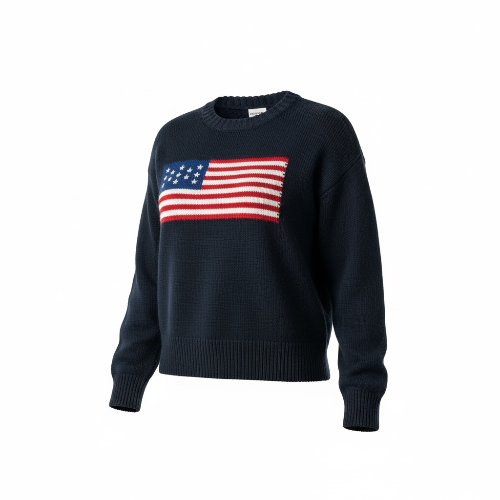 Navy Stars & Stripes Sweater