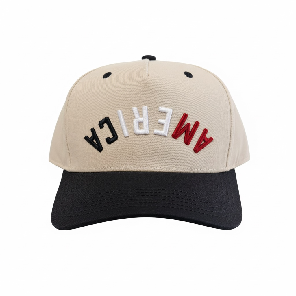Upside Down Arched America Hat
